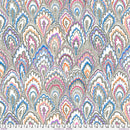 Kaffe Fassett Marble Scallops Grey Fabric