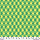 Jane Sassaman Flower Dance Diamonds Green Fabric