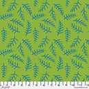 Jane Sassaman Flower Dance Twigs Green Fabric