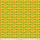 Jane Sassaman Vegetable Patch Small Carrot Yellow Fabric