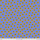 Jane Sassaman Vegetable Patch Tomato Blue Fabric