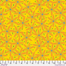 PREORDER Jane Sassaman Honeysuckle Summer Scattered Blossoms Orange Fabric