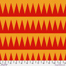 PREORDER Jane Sassaman Honeysuckle Summer ZigZag Red Fabric