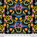 PREORDER Jane Sassaman Honeysuckle Summer Small Honeysuckle Black Fabric