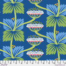 PREORDER Jane Sassaman Honeysuckle Summer Square Vine Blue Fabric