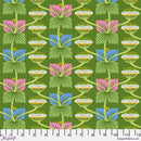 PREORDER Jane Sassaman Honeysuckle Summer Small Square Vine Green Fabric