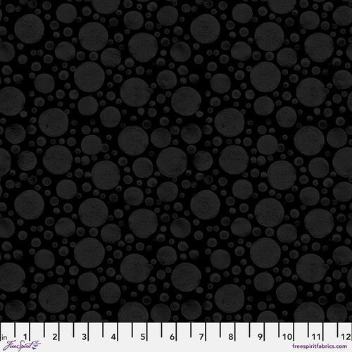 FreeSprit Black And White Musical Canto Black Fabric