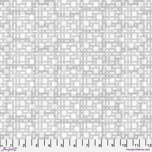 FreeSpirit Black And White Musical Alto White Fabric