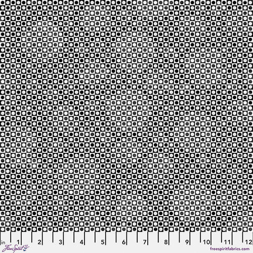 FreeSpirit Black And White Musical Largo Monochrome Fabric