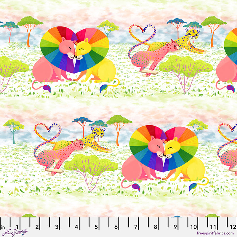 FreeSpirit Love In The Wild Love In The Savanna Multi Fabric