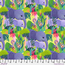 FreeSpirit Love In The Wild Love In The Jungle Green Fabric