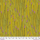 Martha Negley Garden Asparagus Stripe Gold Fabric