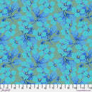 Nation Of Flowers Dogwood Aqua Fabric