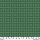 Nation Of Flowers Diamond Dark Green Fabric