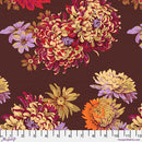 Martha Negley Golden Harvest Fall Floral Brown Fabric