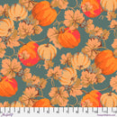 Martha Negley Golden Harvest Pumpkins Gold Fabric