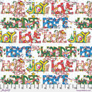 FreeSpirit Oh The Joy Words Of Christmas Fabric