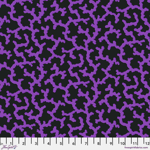 Kaffe Fassett Purple Coral Fabric