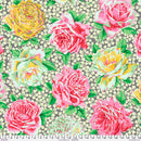 Kaffe Fassett Rose Bloom Grey Fabric