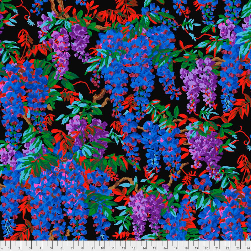 Wisteria Color Black PWPJ102.BLACK  Philip Jacobs For Kaffe Fassett Collective Fall 2020