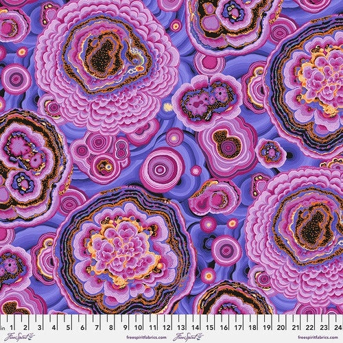 Kaffe Fassett Agate Magenta Fabric End Of Bolt ONLINE PURCHASE ONLY