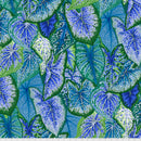 Kaffe Fassett Caladiums Blue Fabric