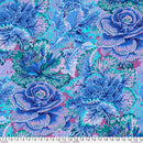 Kaffe Fassett Curly Kale Blue Fabric