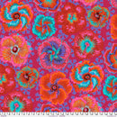 Kaffe Fassett Floating Hibiscus Red Fabric
