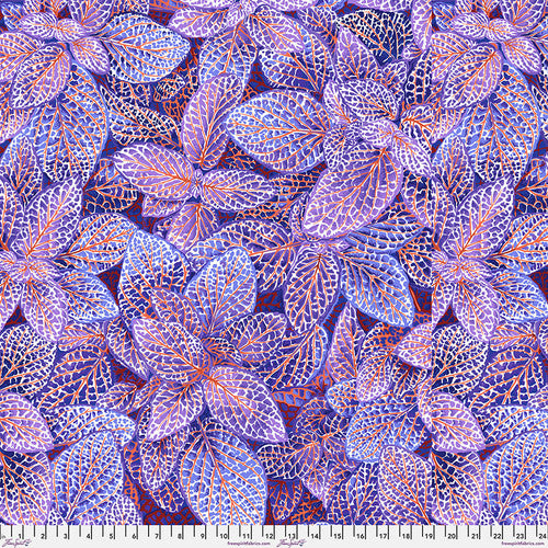 Kaffe Fassett Fittonia Blue Fabric