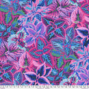 Kaffe Fassett Bold Leaves Blue Fabric