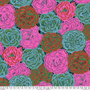 Kaffe Fassett Picotee Carnations Dark Fabric