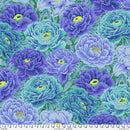 Kaffe Fassett Picotee Tibetan Peony Blue Fabric
