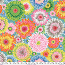 Kaffe Fassett Collective Gerbera Daisies Pastel Fabric