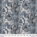 Freespirit Into Focus Gray Shadow Silver Fabric
