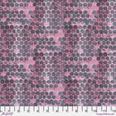 Freespirit Into Focus Pink Dots Mulberry Fabric