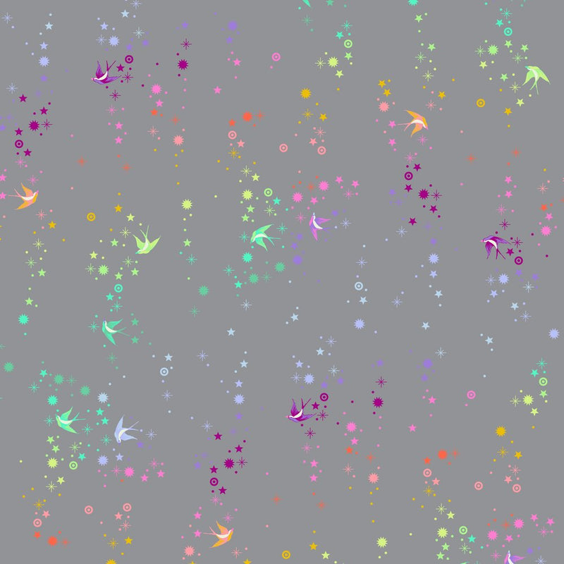 PREORDER Tula Pink Graywork Fairy Dust Shadow Fabric