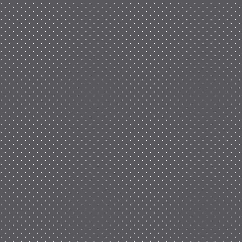 PREORDER Tula Pink Graywork Tiny Dots Carbon Fabric