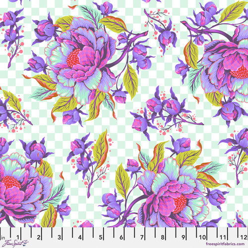 Tula Pink Untamed Peony For Your Thoughts Nova Fabric