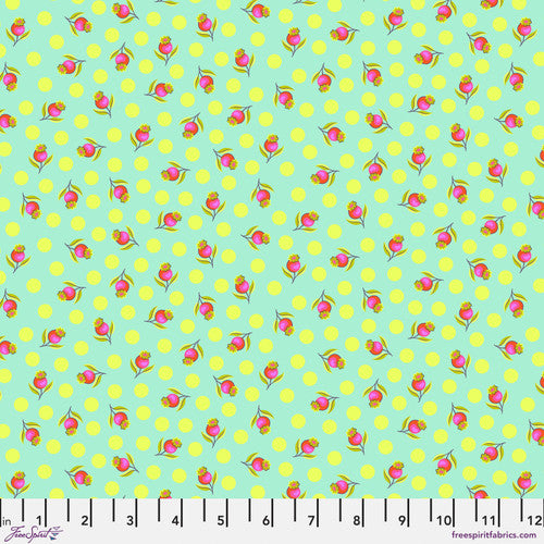 Tula Pink Untamed Impending Bloom Moonbeam Fabric