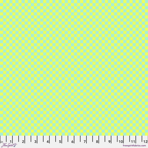 Tula Pink Untamed Check Please Moonbeam Fabric