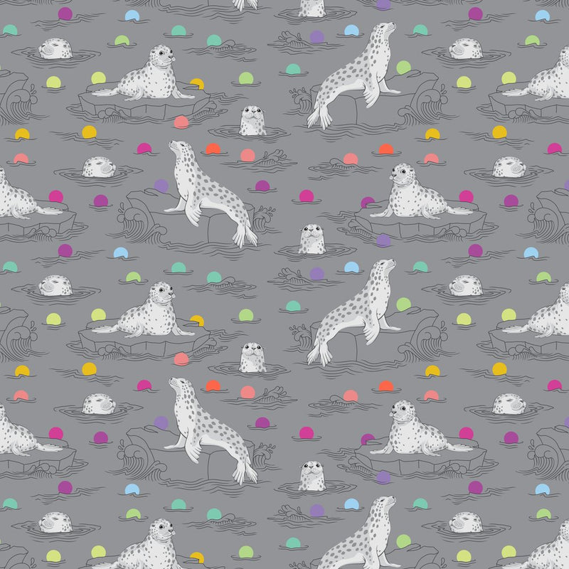 PREORDER Tula Pink Graywork Seal The Deal Shadow Fabric