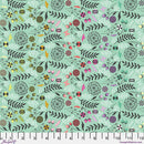 Preorder Tula Pink Prince Charming Deja Vu Dandelion Sweet Mint Fabric