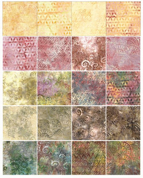 Island Batik Peach Blossom Batik Strip Pack