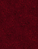 Wilmington Prints Scroll Dark Brick Red Fabric
