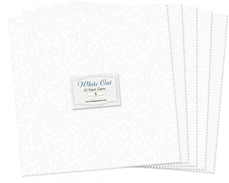 Wilmington Prints Essentials 10 Karat Gems White Out