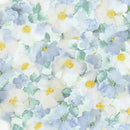 Maywood Studios Flower Wash Blue Wide Back Fabric