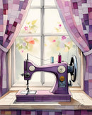 Miss May Machine Pageant Greeting Card
