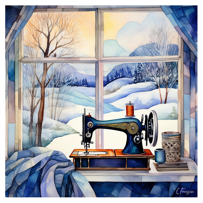 First Snow Day Greeting Card