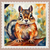 Chipmunk Stamp Sticker By Quiltberry Farm