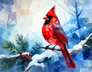 Quiet Crimson Greeting Card